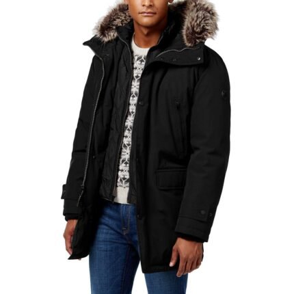 Michael Kors Mens 2-in-1 Warm Parka Coat