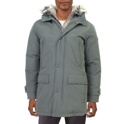 MICHAEL Michael Kors Mens Cold Weather Winter Parka Coat